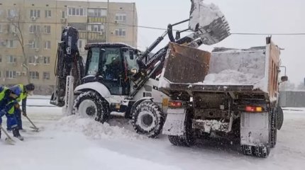 Первый снег в феврале: зима пришла в Атырау