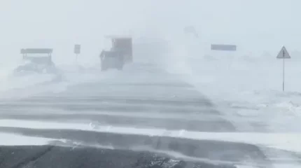 Атырауда ақтүтек боран