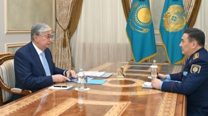 Мемлекет басшысы Ішкі істер министрі Марат Ахметжановты қабылдады
