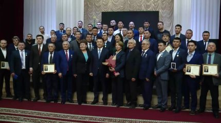 В Экибастузе наградили участников ликвидации последствий ЧП на ТЭЦ