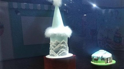 Торт-саукеле представили на выставке в Алматы