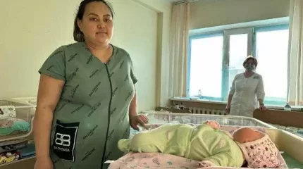 Қостанайда салмағы 7 келіге жуық алып қыз дүниеге келді