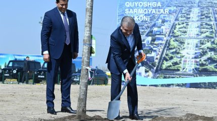 Мирзиёев дал старт строительству нового Ташкента