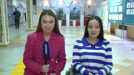 Мүмкіндігі шектеулі жандардың дауыс беруі үшін барлық жағдай жасалған