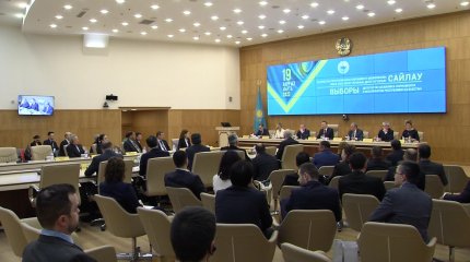 ОСК төрағасы халықаралық байқаушылармен кездесу өткізді