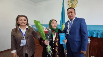 101-летняя жительница области Жетысу проголосовала на выборах