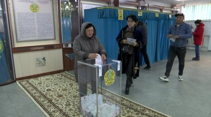 Қонаевта дауыс беру белсенді жүріп жатыр