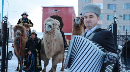 В Талдыкоргане голосуют верблюдоводы