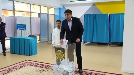 «AMANAT» партиясының Атқарушы хатшысы сайлауда дауыс берді