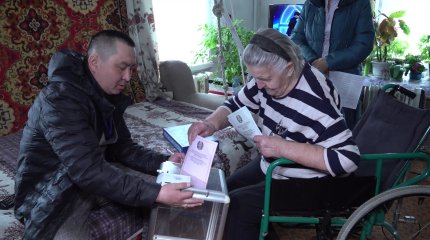 100-летняя ветеран ВОВ проголосовала на выборах в ВКО