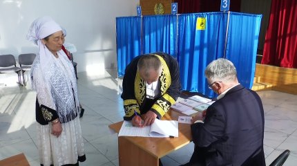 Переселенцы в СКО голосуют за достойную жизнь для потомков