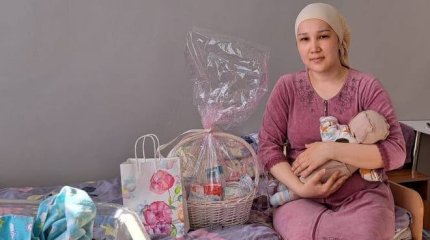 Жительница Курыка родила настоящего батыра и проголосовала за своих кандидатов