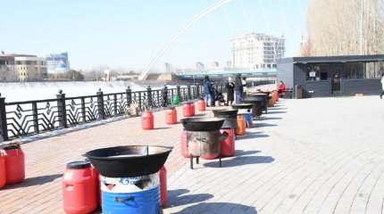 В Астане приготовили 2100 литров наурыз-коже