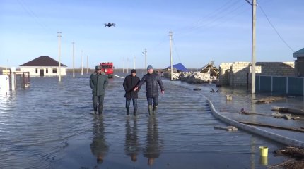 Батыс Қазақстан және Ақтөбе облыстарында қар суынан зардап шеккендерге көмек көрсетіледі