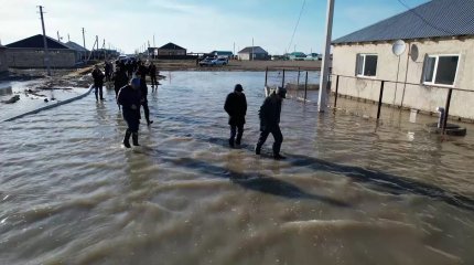 Қызылжарда күн күрт жылынып, көшелерді су басты