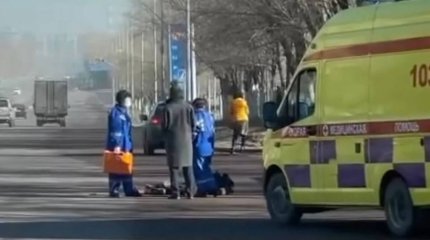 Қарағандыда экскаватор жаяу жүргіншіні қағып кетті