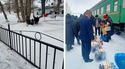 Ақтөбеде рельстен шыққан пойыз жолаушыларына көмек көрсетілді