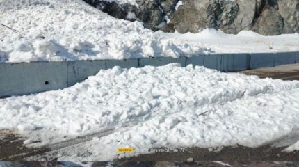 Лавины сошли в Алматы