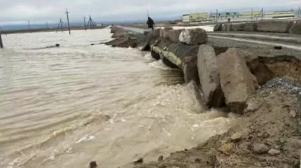 Ақтөбеде су тасқыны кезінде бірнеше ауылға қатынас шектелді