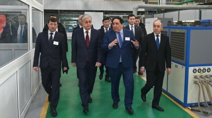 Мемлекет басшысы Батыс Қазақстан машина жасау зауытына барды