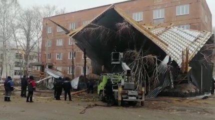 Павлодарда қатты дауылдан 4 ауыл жарықсыз қалды