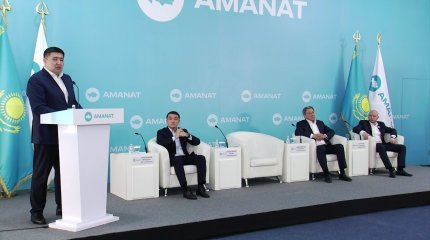 Е. Бейсенбаев: «AMANAT» сайлауалды уәделердің орындалуын қамтамасыз етуі қажет