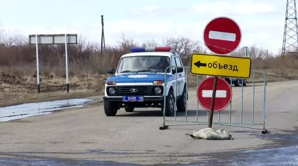 Қызылжарда ең ірі су қоймасындағы бөгетті мұз басты