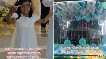 Гелендваген подарили 5-летней девочке, чтобы она ходила в школу