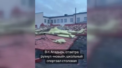 Қарағанды облысында жаңадан салынған мектеп асханасы мен спортзал ғимараты құлап қалды