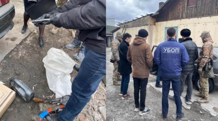 Көкшетауда ескі көліктің жүк салғышынан қару-жарақ арсеналы табылды