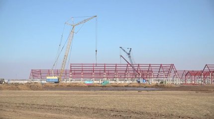 Павлодарда Ақсу ауылдық аймағында салынып жатқан сүт фермасының құрылысы тоқтатылды