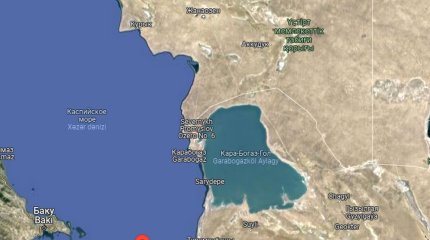Землетрясение произошло на Каспии