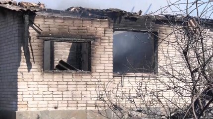 Заречный кентінде екі тұрғын үй өртенді