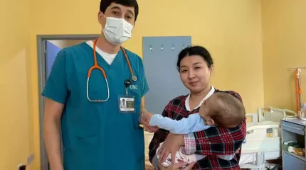 Астанада 7 айлық нәрестенің бауыры алмастырылды, донор – әкесі
