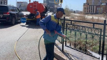 Қыстан кейін Астананы абаттандыру қалай жүріп жатыр