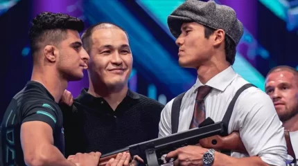 Файтер эмоциясын тыя алмады