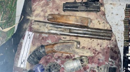 Тайник с оружием и боеприпасами нашли под Талдыкорганом