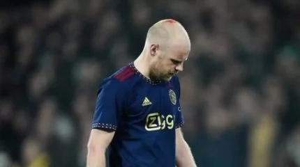 Стадионға келген жанкүйер танымал футболшының басын жарып қойды