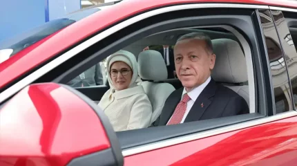 Алғашқы көлікті Ердоғанға сыйлады