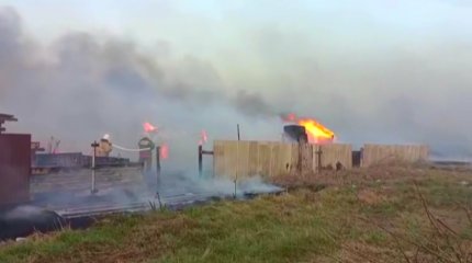 Режим ЧС могут объявить в Петропавловске из-за масштабного пожара