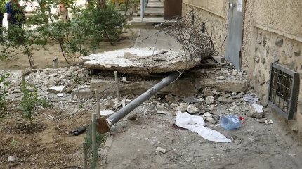 Ақтауда тұрғын үйдің кіреберісіндегі маңдайша опырылып, бір адам қаза тапты