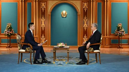 Қасым-Жомарт Тоқаев Қытайдың CCTV телеарнасына сұхбат берді