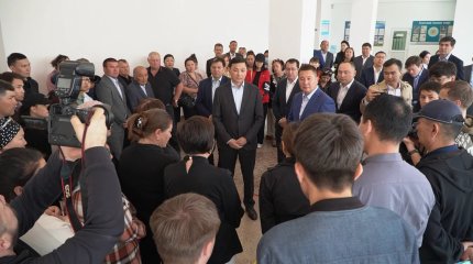 Алтай Көлгінов Павлодар облысының халқымен кездесті