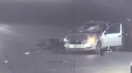 Легковушка сбила скутер в Актобе