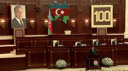 Е. Кошанов принял участие в праздновании 100-летия Гейдара Алиева