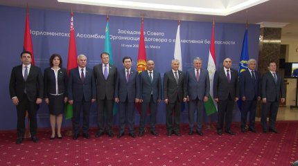 Е. Кошанов принял участие в заседании Совета Парламентской Ассамблеи ОДКБ