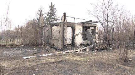 30 тыс. тенге заплатит пенсионер, по вине которого сгорели 283 дачных участка под Павлодаром