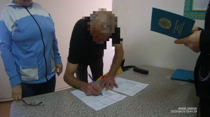 "Қара бүркіт" түрмесінде жазасын өтеп жатқан ер адам үйленді