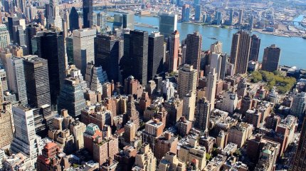 Нью-Йорк может уйти под воду из-за огромного количества зданий