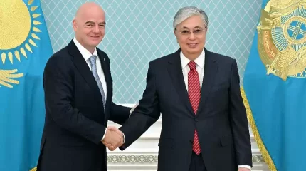 Мемлекет басшысы ФИФА президенті Джанни Инфантиноны қабылдады